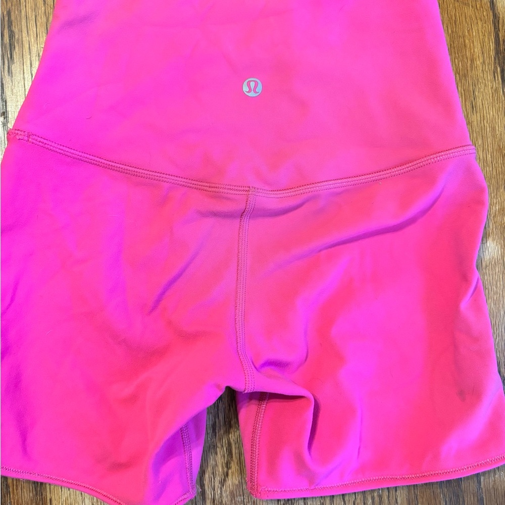 lululemon athletica Women's Bright Pink Align High Rise Shorts